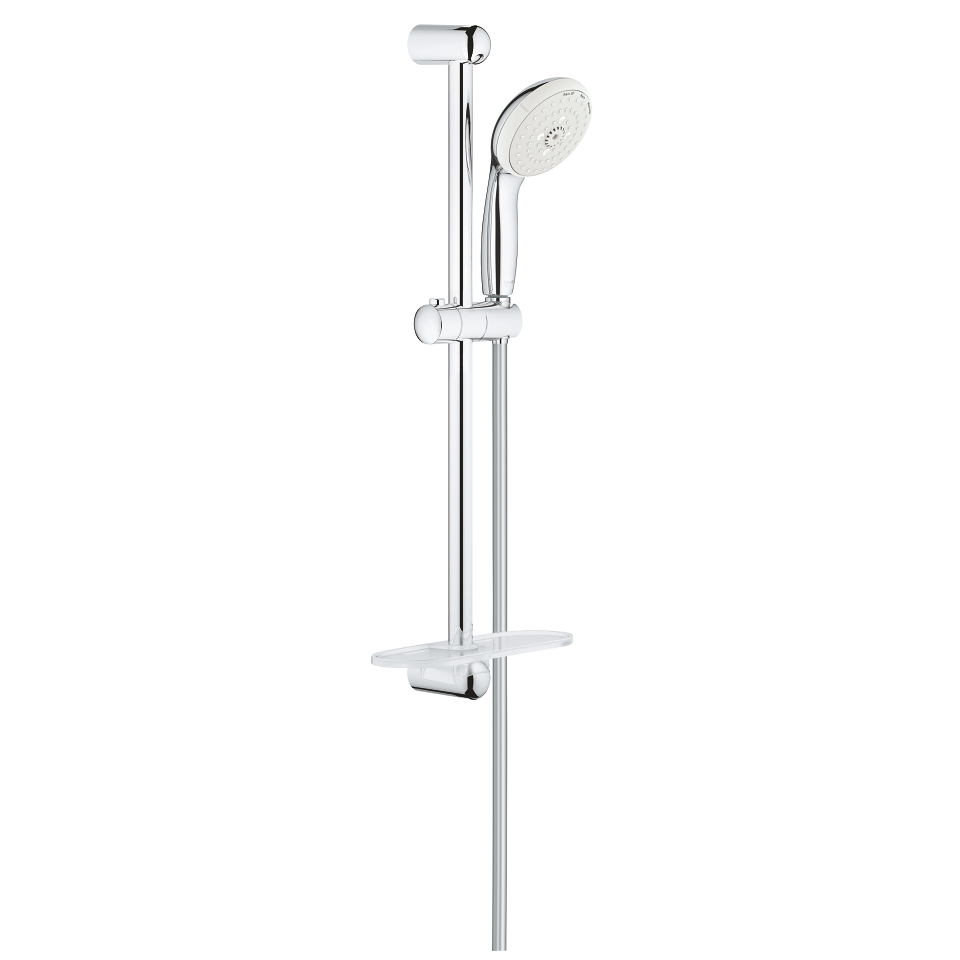 Picture of GROHE Tempesta 100 shower rail set 3 spray types #27927001 - chrome