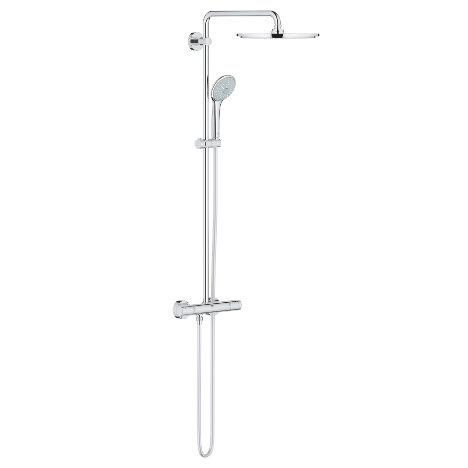 Picture of GROHE Euphoria System 310 Shower system with thermostatic mixer for wall mounting Chrome #26075000