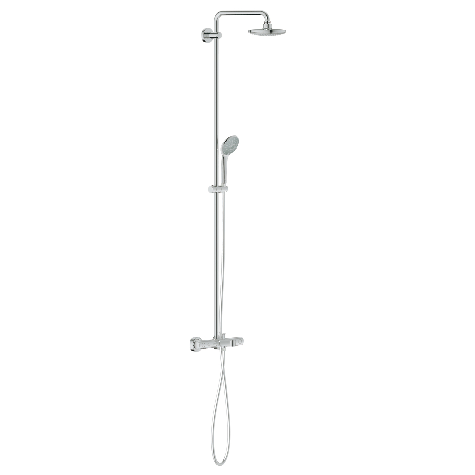 Picture of GROHE Euphoria System 180 Shower system with bath thermostat for wall mounting Chrome #27475000