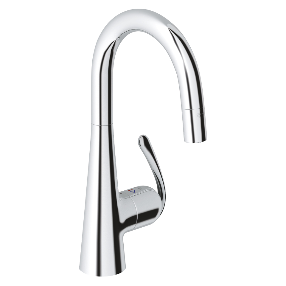 Picture of GROHE Zedra single-lever sink mixer, 1/2″ #32296000 - chrome