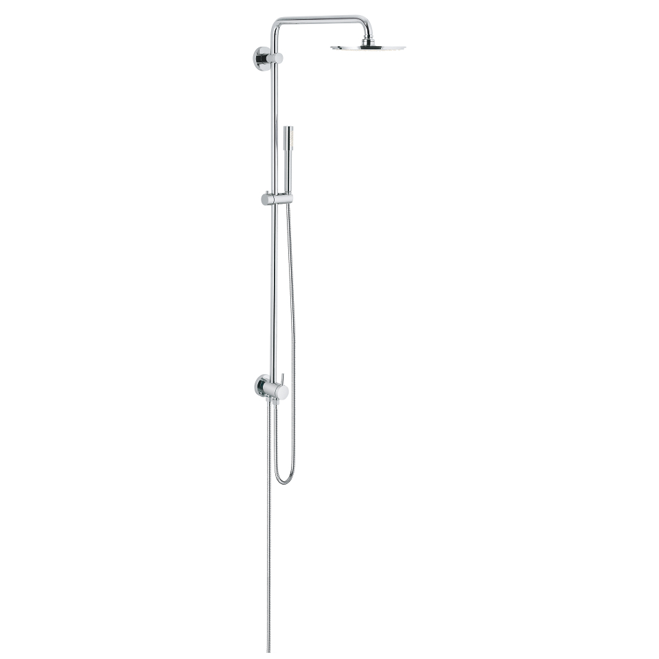 Picture of GROHE Rainshower System 210 Shower system with diverter for wall mounting Chrome #27058000