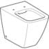 Bild von GEBERIT iCon Square Stand-WC Tiefspüler, wandbündig, geschlossene Form, Rimfree #211910000 - weiß