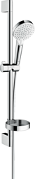 Bild von HANSGROHE Crometta Brauseset 100 Vario mit Brausestange 65 cm und Seifenschale #26553400 - Weiß/Chrom