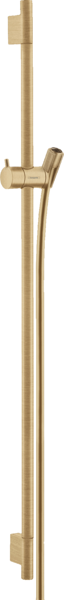 Bild von HANSGROHE Unica Brausestange S Puro 90 cm mit Isiflex Brauseschlauch 160 cm #28631140 - Brushed Bronze