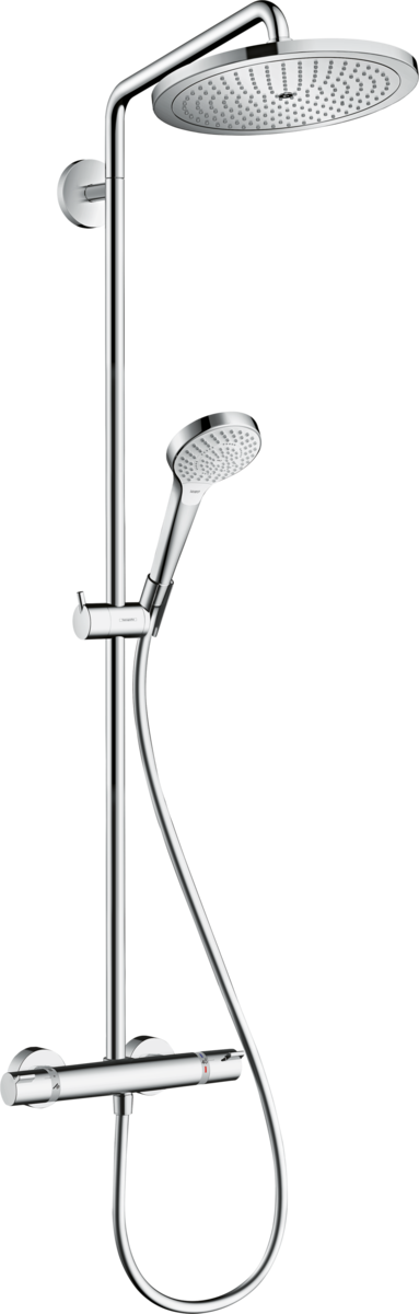 Picture of HANSGROHE Croma Select S Showerpipe 280 1jet with thermostat #26790000 - Chrome