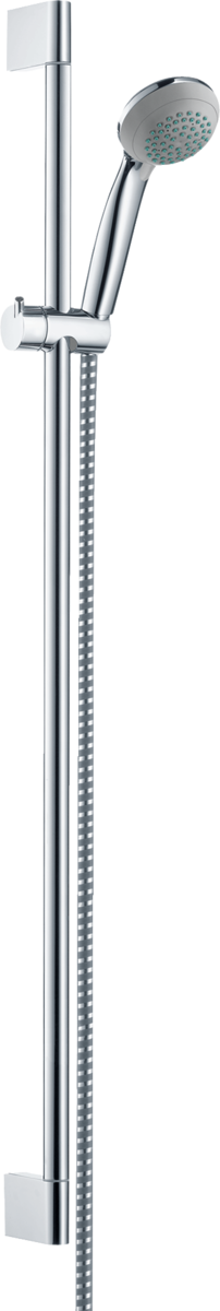 HANSGROHE Crometta 85 Duş seti Mono, 90 cm duş barı ile #27729000 - Krom resmi