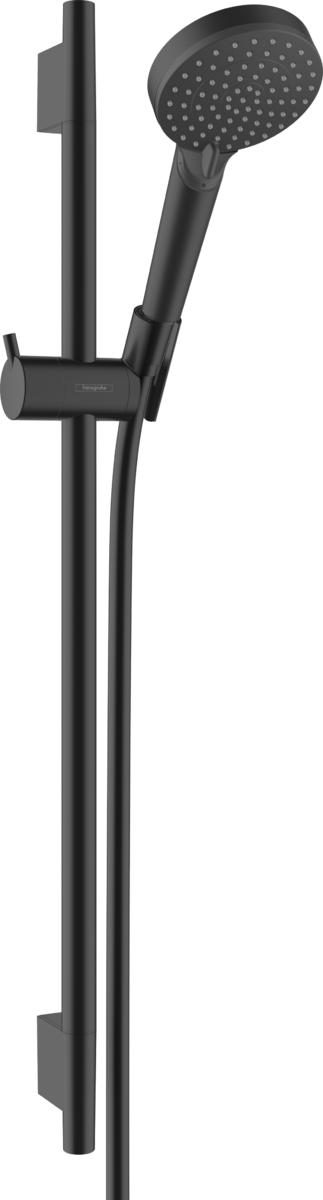 Зображення з  HANSGROHE Vernis Blend Shower set 100 Vario with shower bar S Puro 65 cm #26422670 - Matt Black