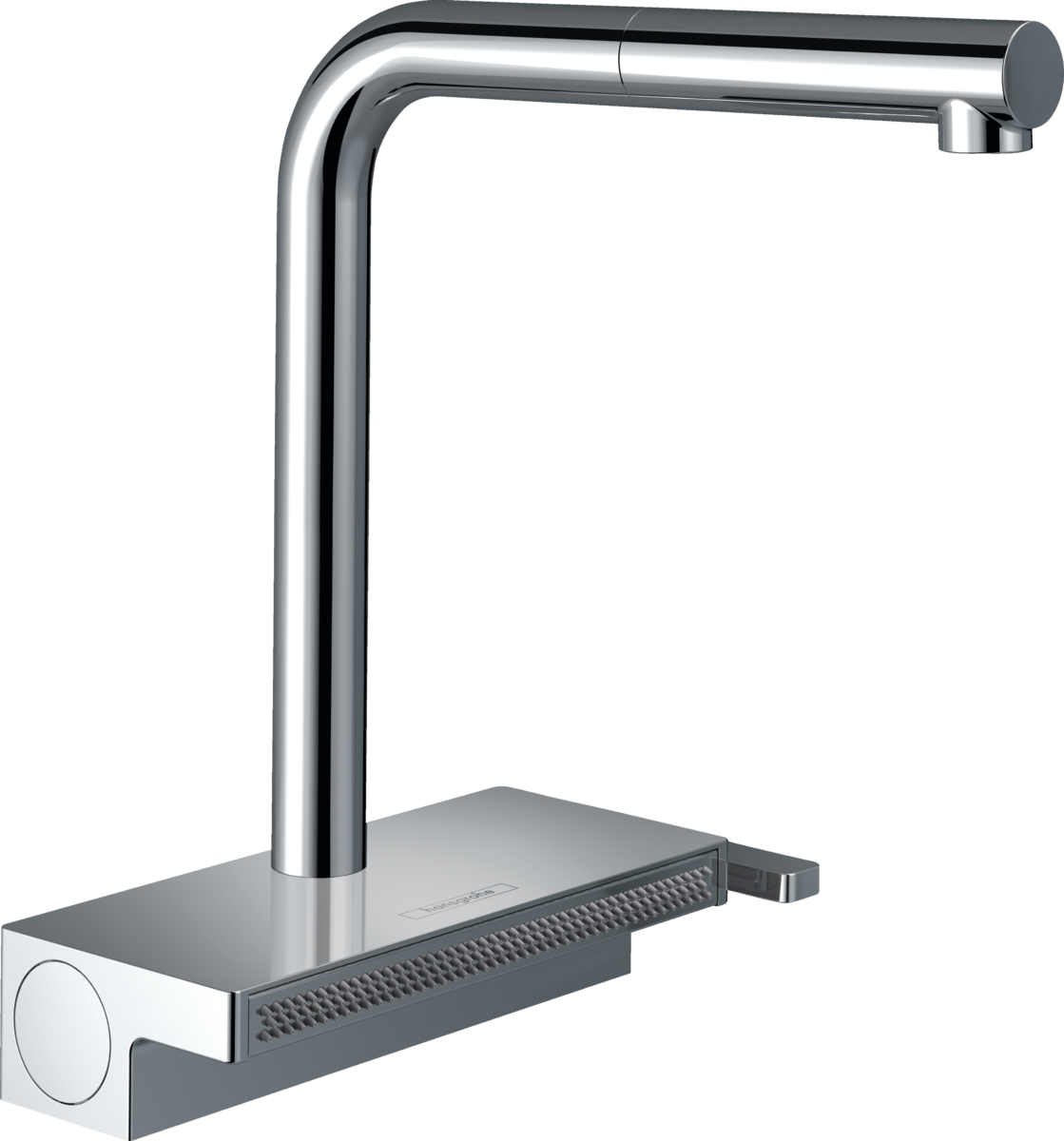 Picture of HANSGROHE Aquno Select M81 Single lever kitchen mixer 250, pull-out spout, 2jet, sBox #73830000 - Chrome