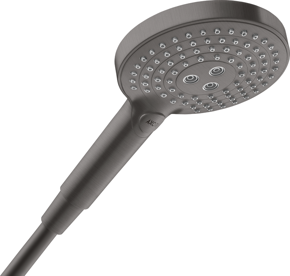 Зображення з  HANSGROHE AXOR ShowerSolutions Hand shower 120 3jet #26050340 - Brushed Black Chrome