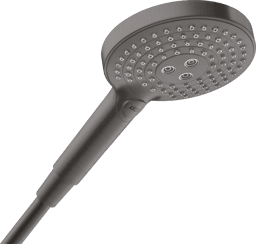 Bild von HANSGROHE AXOR ShowerSolutions Handbrause 120 3jet #26050340 - Brushed Black Chrome
