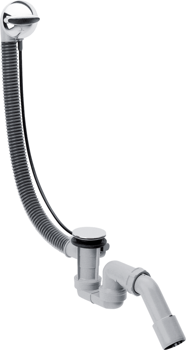 Picture of HANSGROHE Flexaplus Complete set waste and overflow set for standard bath tubs #58143000 - Chrome