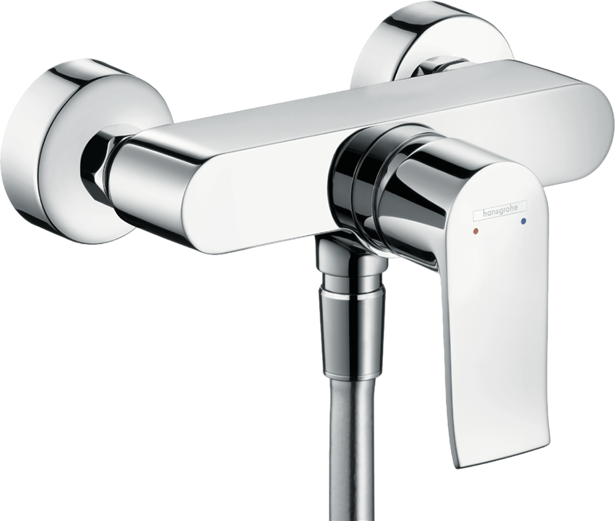 Picture of HANSGROHE Metris Single lever shower mixer for exposed installation #31680000 - Chrome