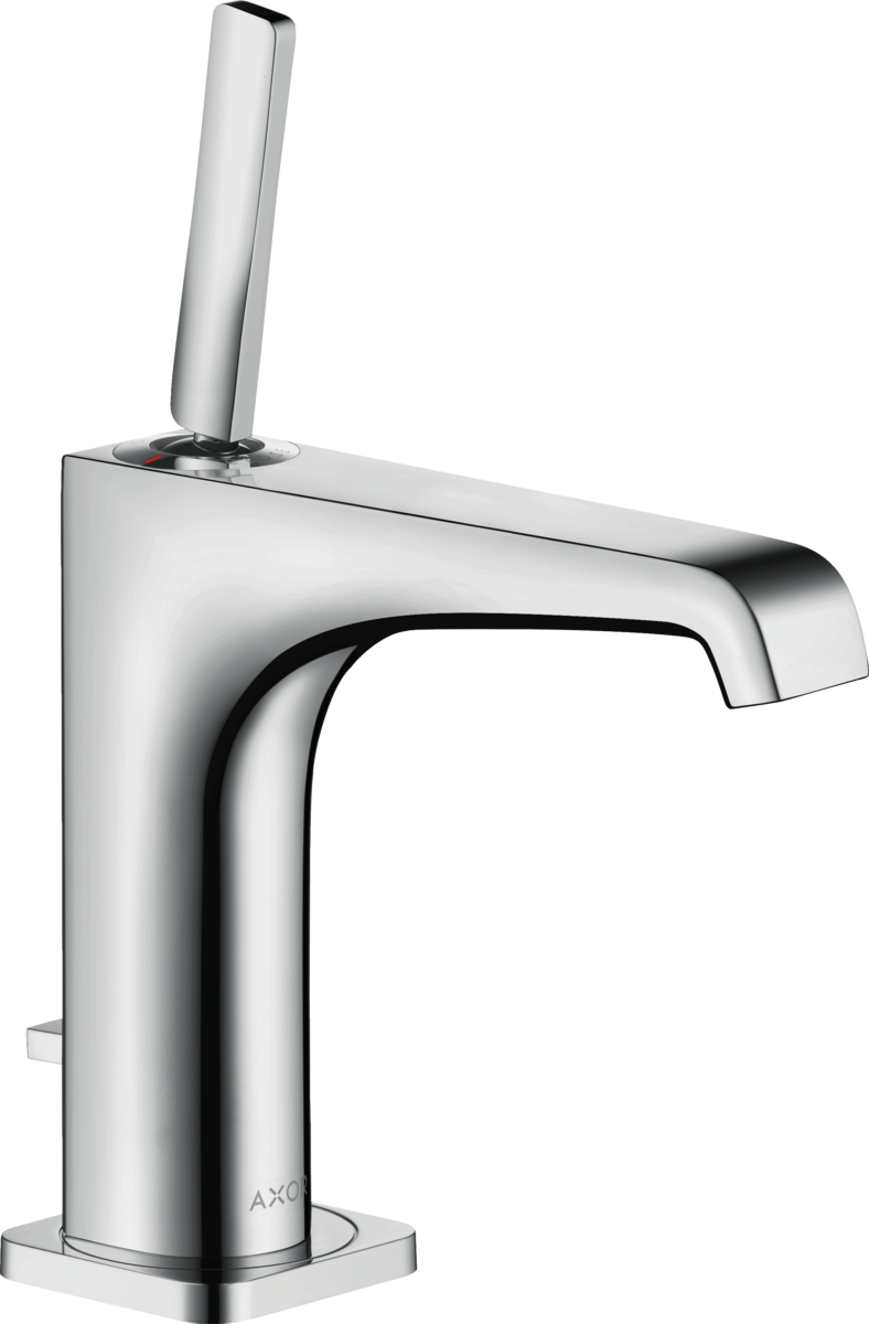 Зображення з  HANSGROHE AXOR Citterio E Single lever basin mixer 130 with pin handle and pop-up waste set #36100000 - Chrome