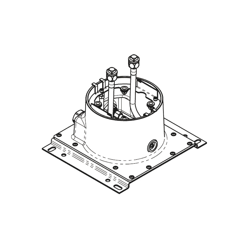 Picture of DORNBRACHT Concealed ceiling installation box with ceiling fixing - #3504197090