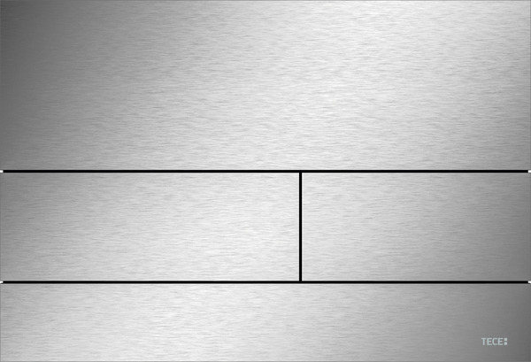 Зображення з  TECE Металева панель змиву для бачка TECEsquare II, матова нержавіюча сталь (не залишає відбитків пальців), система подвійного змиву #9240830