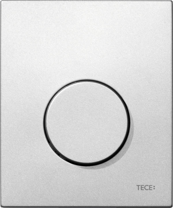 Зображення з  TECE TECEloop, пластикова панель змиву для пісуару з картриджем, хром матовий #9242625