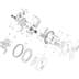 Bild von HANSGROHE AXOR Starck Einhebel-Wannenmischer Unterputz mit Pingriff und integrierter Sicherungskombination nach EN1717 #10418000 - Chrom