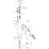 Bild von HANSGROHE AXOR Starck Einhebel-Wannenmischer bodenstehend mit Hebelgriff #10455000 - Chrom