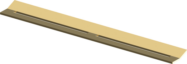 TECE TECEdrainprofile Profildeckel Edelstahl, Gold Optik glänzend #675013