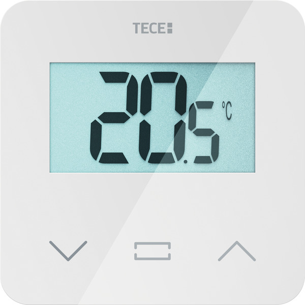 TECE TECEfloor Raumbediengerät SH-DT, Temperatur, LCD-Display, weiß #77420051