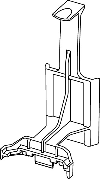 TECE TECE-Ersatzteil Niederhalter Ablaufventil für Spülkasten 320 mm #9820667