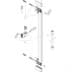 Bild von HANSGROHE Unica Brausestange E Puro 90 cm mit Easy Slide Handbrausehalter und Isiflex Brauseschlauch 160 cm #24403000 - Chrom