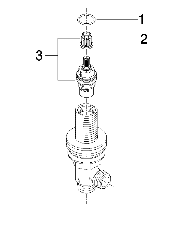 DORNBRACHT Seitenventil , rechtsschließend 1/2" - #9017110403190