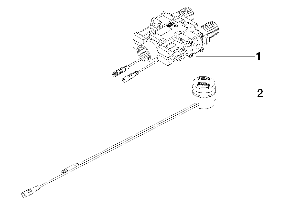 DORNBRACHT eVALVE Umrüstsatz für Normalflow mit Controller + Umstellelektronik Aufputz 85 x 41 x 167 mm - #9030500880290