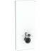 Bild von GEBERIT Monolith Sanitärmodul für Wand-WC, 114 cm, Frontverkleidung aus Glas Frontverkleidung: Glas weiß Seitenverkleidung: Aluminium 131.031.SI.5