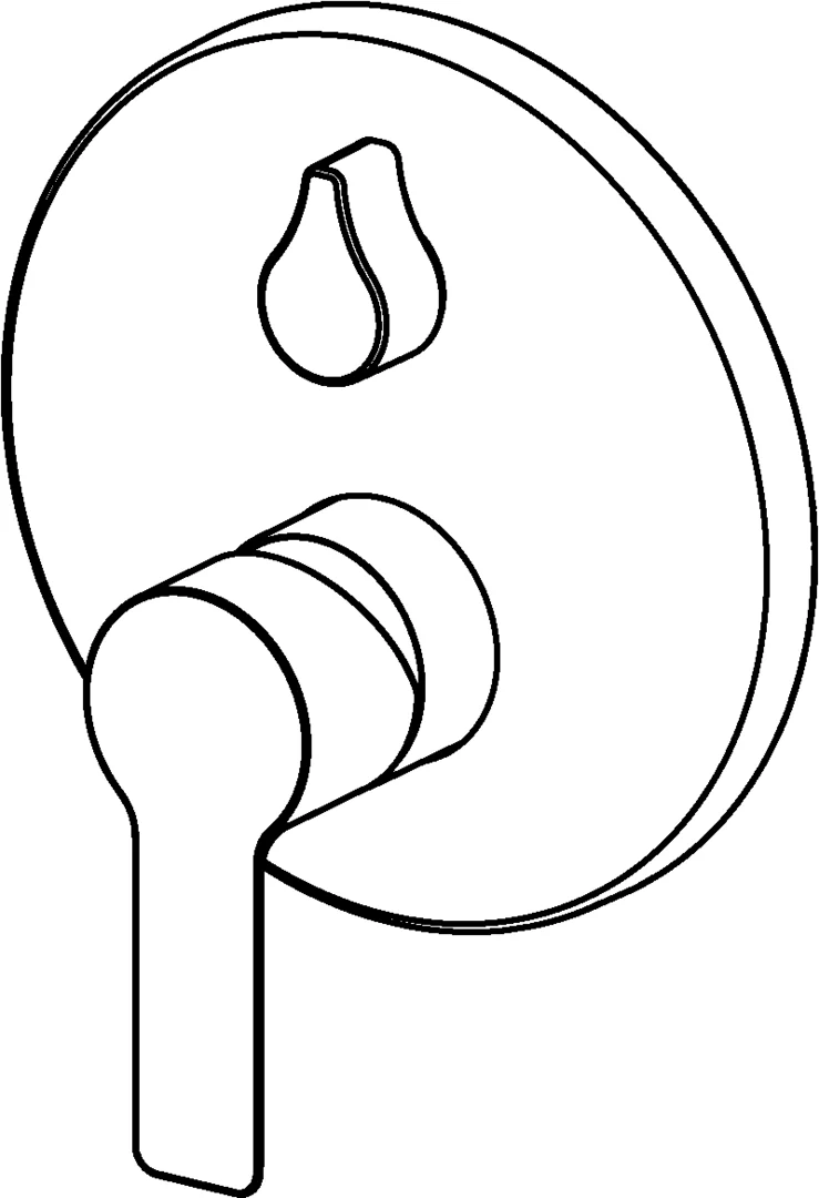 HANSA HANSALIGNA Fertigmontageset für Wanne/Brause #8385950300008