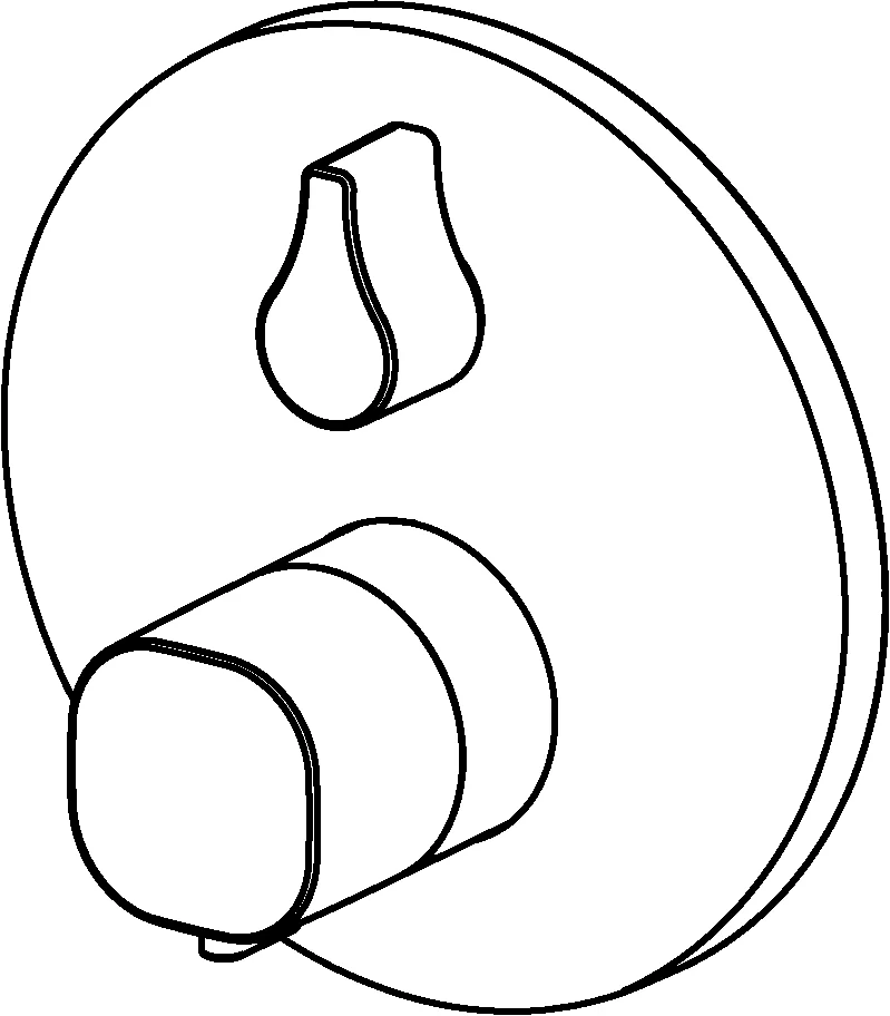 HANSA HANSALIVING Fertigmontageset für Wanne/Brause #8114955200008