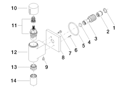 Bild von DORNBRACHT SYMETRICS Wandanschlussbogen mit Mengenregulierung - Chrom #28451980-00