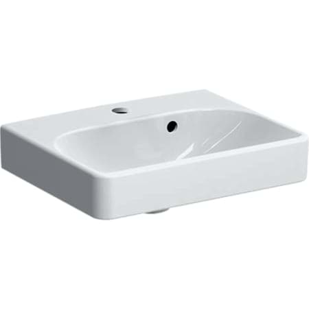 Picture of GEBERIT Smyle Square handrinse basin with asymmetrical overflow white #500.222.01.1