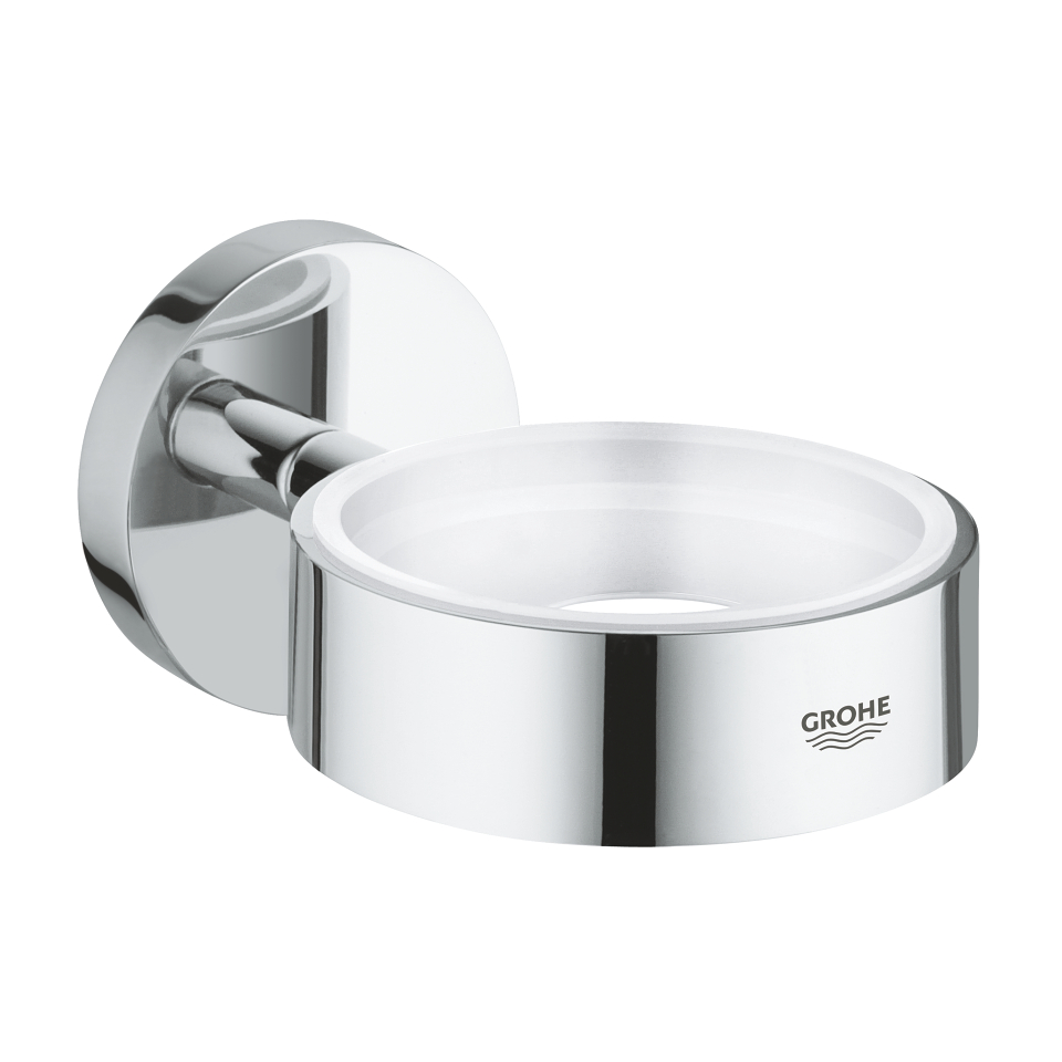 εικόνα του GROHE Essentials Glass/soap dish holder Chrome #40369000