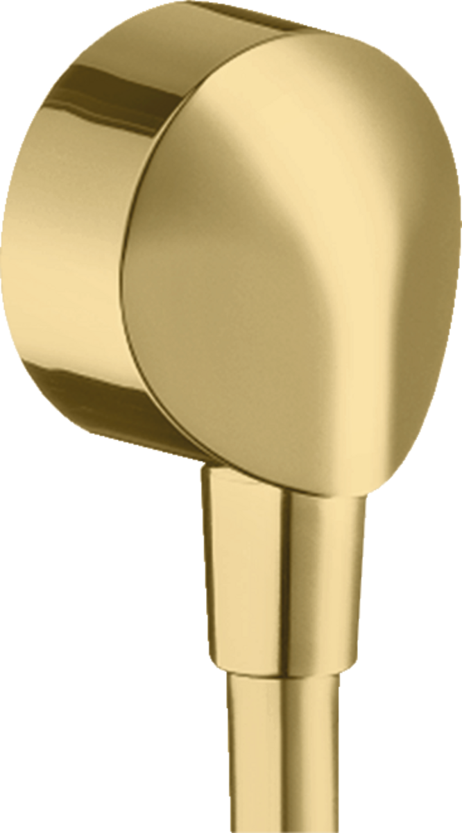 Picture of HANSGROHE FixFit Wall outlet E without non-return valve #27454990 - Polished Gold Optic