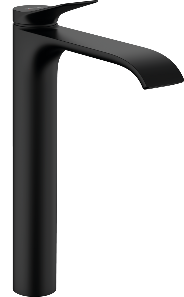 HANSGROHE Vivenis Tek kollu lavabo bataryası 250, çanak lavabolar için, kumandalı #75040670 - Satin Siyah resmi