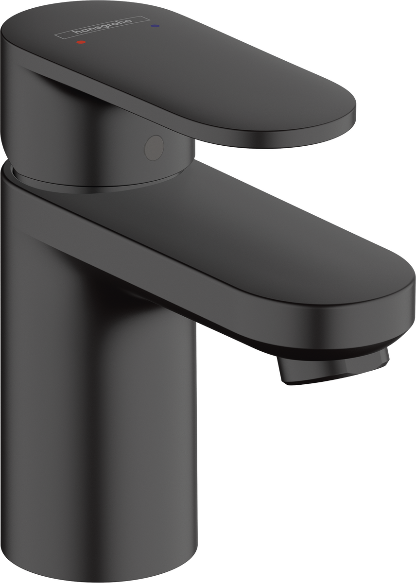 HANSGROHE Vernis Blend Tek kollu lavabo bataryası 70 kumandasız #71558670 - Satin Siyah resmi