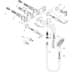 Bild von HANSGROHE AXOR Citterio 3-Loch Wannenarmatur Unterputz für Wandmontage mit Hebelgriffen und Platte #39442000 - Chrom