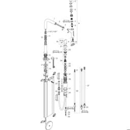 Bild von HANSGROHE Metris Select M71 2-Loch Einhebel-Küchenmischer 200, Ausziehbrause, 2jet, sBox Mattschwarz 73818670