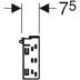 Bild von GEBERIT Duofix Traverse für Elementbefestigung, für Ständerabstand ab 60 cm #111.045.00.1