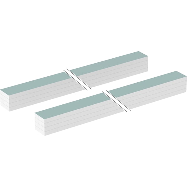 GEBERIT Duofix Set Paneelstreifen verleimt #111.288.00.1