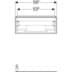 Bild von GEBERIT iCon Unterschrank für Waschtisch, mit einer Schublade #502.310.JR.1 - Korpus und Front: Nussbaum hickory / Melamin Holzstruktur Griff: lava / pulverbeschichtet matt