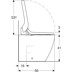 Bild von GEBERIT AquaClean Tuma Comfort WC-Komplettanlage Stand-WC, wandbündig #146.310.11.1 - WC-Keramik: weiß / KeraTect Designabdeckung: weiß
