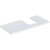 Bild von GEBERIT ONE Waschtischplatte mit Ausschnitt, für Aufsatzwaschtisch Schalenform #505.294.00.2 - weiß / lackiert matt