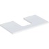 Bild von GEBERIT ONE Waschtischplatte mit Ausschnitt, für Aufsatzwaschtisch Schalenform #505.294.00.4 - sandgrau / lackiert hochglänzend