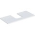 Bild von GEBERIT ONE Waschtischplatte mit Ausschnitt, für Aufsatzwaschtisch Schalenform #505.294.00.7 - greige / lackiert matt