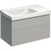 Bild von GEBERIT Xeno² Unterschrank für Waschtisch mit Ablagefläche, mit zwei Schubladen #500.516.01.1 - weiß / lackiert hochglänzend