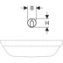 Bild von GEBERIT Piave Waschtischarmatur Wandmontage, Generatorbetrieb, für UP-Funktionsbox #116.285.SN.1 - Optik Edelstahl / gebürstet, easy-to-clean-beschichtet
