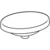 Bild von GEBERIT VariForm Einbauwaschtisch oval #500.710.01.2 - weiß