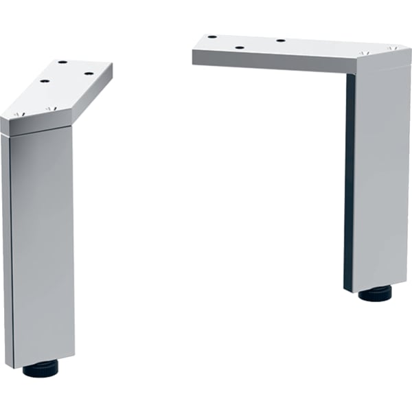 GEBERIT Set Füße schmal #500.367.00.1 - chrom / glänzend